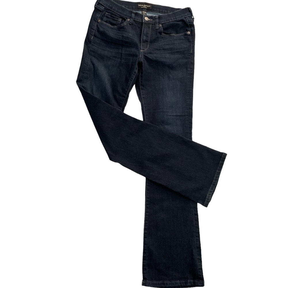 Banana Republic Jeans Womens size 27/4R Denim Blue Dark Casual Slime Bootcut